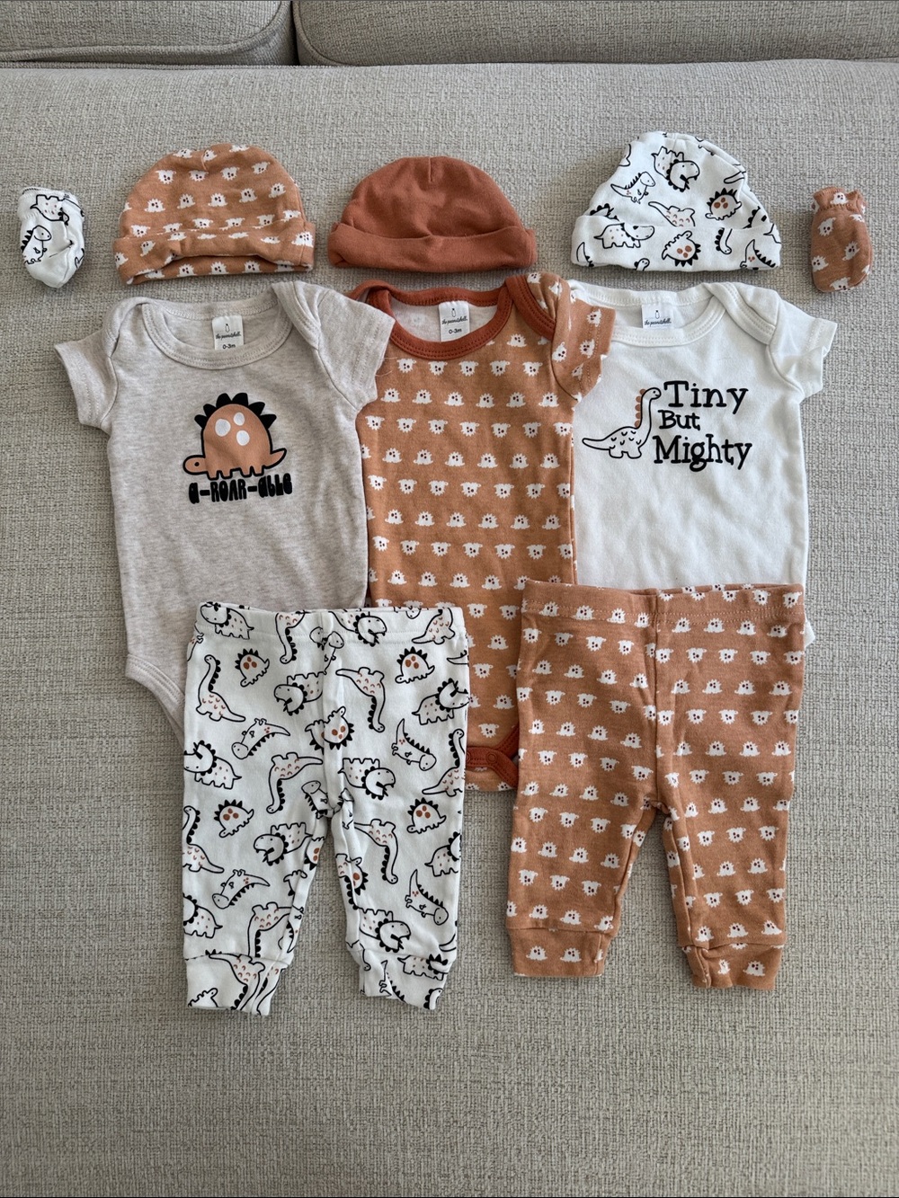 100% cotton 10pc Set never used/worn